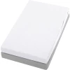 Alvi® Spannbettlaken Doppelpack Weiß/silber 40 X 90 Cm