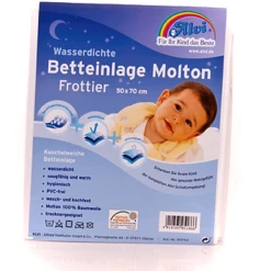 ALVI Wasserdichte Betteinlage Molton/Frottee 50 X 70 Cm