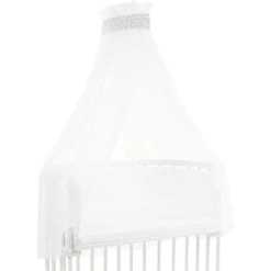 Babybay Himmelstoff Punkte Weiß 200 X 135 Cm