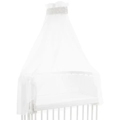 Babybay Himmelstoff Sterne Weiß 200 X 135 Cm