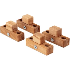 Babybay® Verbindungsbacken Zum Laufstall Passend Für Modell Original, Midi, Maxi Und Boxspring Kernbuche Geölt