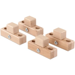 Babybay® Verbindungsbacken Zum Laufstall Passend Für Modell Original, Midi, Maxi Und Boxspring Natur Lackiert