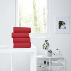 Giancasa Jersey Spannbettlaken Aus 100% Baumwolle 2001-235 Rot -Träumeland Shop giancasa jersey spannbettlaken aus 100 baumwolle 2001 235 rot a408362 2