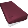Giancasa Jersey Spannbettlaken Aus 100% Baumwolle 2001-287 Bordeaux