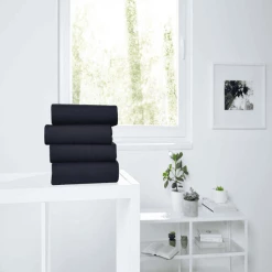 Giancasa Jersey Spannbettlaken Aus 100% Baumwolle 2001-899 Schwarz -Träumeland Shop giancasa jersey spannbettlaken aus 100 baumwolle 2001 899 schwarz a408381 2