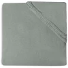 Jollein Jersey Spannbettlaken 70x140cm/75x150cm Ash Green