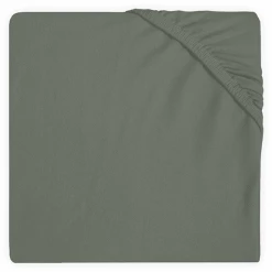 Jollein Jersey Spannbettlaken Laufstallmatratze Ash Green 75 X 95 Cm