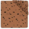 Jollein Jersey Spannbettlaken Laufstallmatratze Spot Caramel 75 X 95 Cm