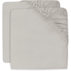 Jollein Spannbettlaken Jersey 40/50x80/90cm Nougat (2pack)