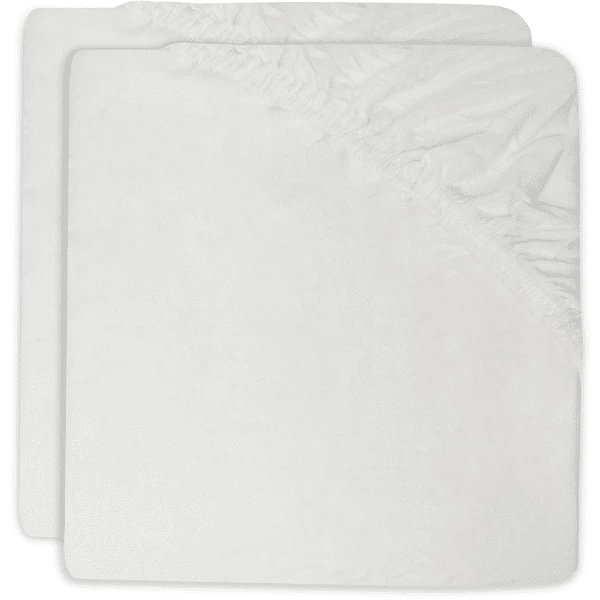 Jollein Spannbettlaken Wiege Jersey 40/50x80/90cm 2-er Pack Ivory 1 Jollein Spannbettlaken Wiege Jersey 40/50x80/90cm 2-er Pack Ivory