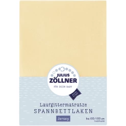 JULIUS ZÖLLNER Spannbettlaken Für Laufgittermatratzen Banana 100 X100 Cm