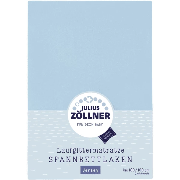 JULIUS ZÖLLNER Spannbettlaken Für Laufgittermatratzen Hellblau 100 X100 Cm 1 JULIUS ZÖLLNER Spannbettlaken Für Laufgittermatratzen Hellblau 100 X100 Cm