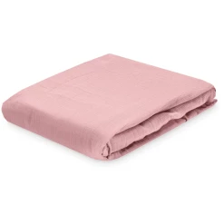 JULIUS ZÖLLNER Spannbettlaken Musselin Dusty Rose 70 X 140 Cm
