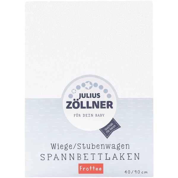 JULIUS ZÖLLNER Spannbetttuch Frottee Für Wiege Weiß 1 JULIUS ZÖLLNER Spannbetttuch Frottee Für Wiege Weiß