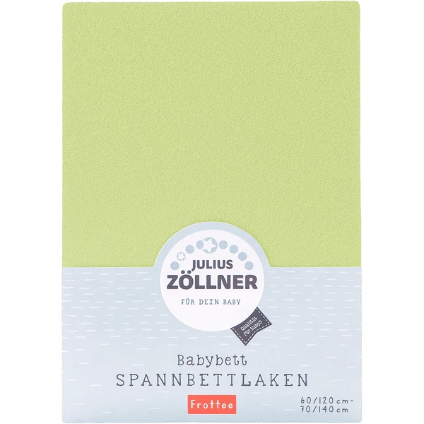 JULIUS ZÖLLNER Spannbetttuch Frottee Grün 1 JULIUS ZÖLLNER Spannbetttuch Frottee Grün