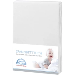 JULIUS ZÖLLNER Spannbetttuch Frottee Weiß