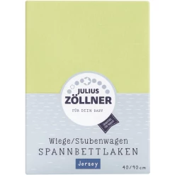 JULIUS ZÖLLNER Spannbetttuch Jersey Für Wiege Grün