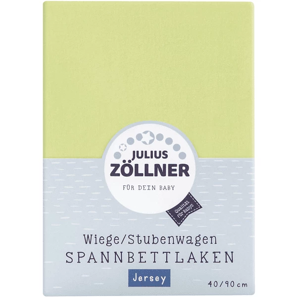 JULIUS ZÖLLNER Spannbetttuch Jersey Für Wiege Grün 1 JULIUS ZÖLLNER Spannbetttuch Jersey Für Wiege Grün