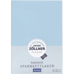 JULIUS ZÖLLNER Spannbetttuch Jersey Hellblau