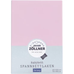 JULIUS ZÖLLNER Spannbetttuch Jersey Rosa
