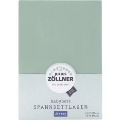 JULIUS ZÖLLNER Spannbetttuch Jersey Salbei 70 X 140 Cm