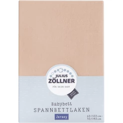 JULIUS ZÖLLNER Spannbetttuch Jersey Sand
