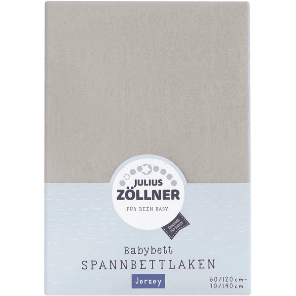 JULIUS ZÖLLNER Spannbetttuch Jersey Taupe 70 X 140 Cm 1 JULIUS ZÖLLNER Spannbetttuch Jersey Taupe 70 X 140 Cm