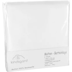 Kindsgard Betteinlagen Tistap 2er-Pack 70 X 140 Cm Weiß