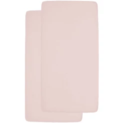 Meyco Jersey Spannbettlaken 2er Pack 40 X 80 / 90 Soft Pink