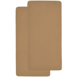 Meyco Jersey Spannbettlaken 2er Pack 70 X 140 / 150 Toffee