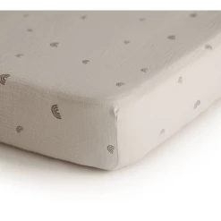 Mushie Spannbetttuch Rainbow 60 X 120 Cm