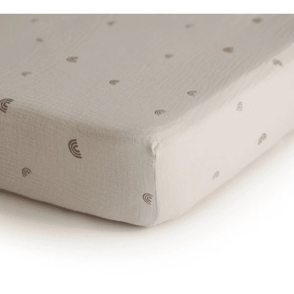 Mushie Spannbetttuch Rainbow 60 X 120 Cm 1 Mushie Spannbetttuch Rainbow 60 X 120 Cm