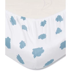 Pink No More Kinderbettlaken 60x120cm Baby-Accessoires Blau