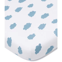 Pink No More Kinderbettlaken 70x140cm Baby-Accessoires Blau