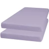 Playshoes Jersey Spannbettlaken 2er-Pack Flieder