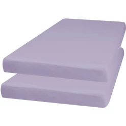 Playshoes Jersey Spannbettlaken 2er-Pack Flieder