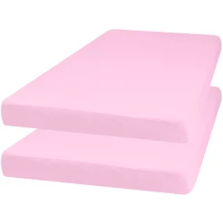 Playshoes Jersey Spannbettlaken 2er-Pack Rosa