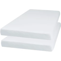 Playshoes Jersey Spannbettlaken 2er-Pack Weiß
