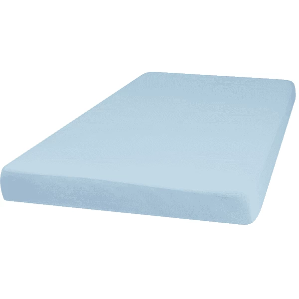 Playshoes Jersey Spannbettlaken 60x120cm Blau 1 Playshoes Jersey Spannbettlaken 60x120cm Blau