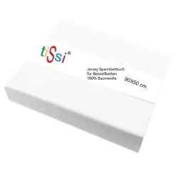 TiSsi® Maxi Boxspring Spannbetttuch 50 X 90 Cm Weiß