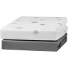 Urra Jersey Spannbettlaken 2er-Pack 70 X 140 Cm Grau/Sterne Grau
